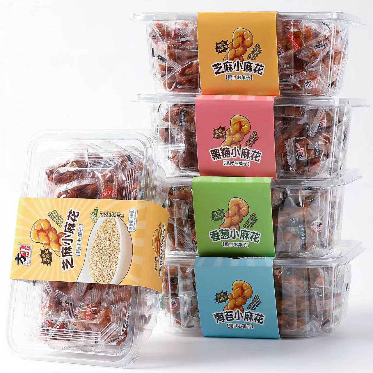 方集300克盒裝麻花*12盒一箱