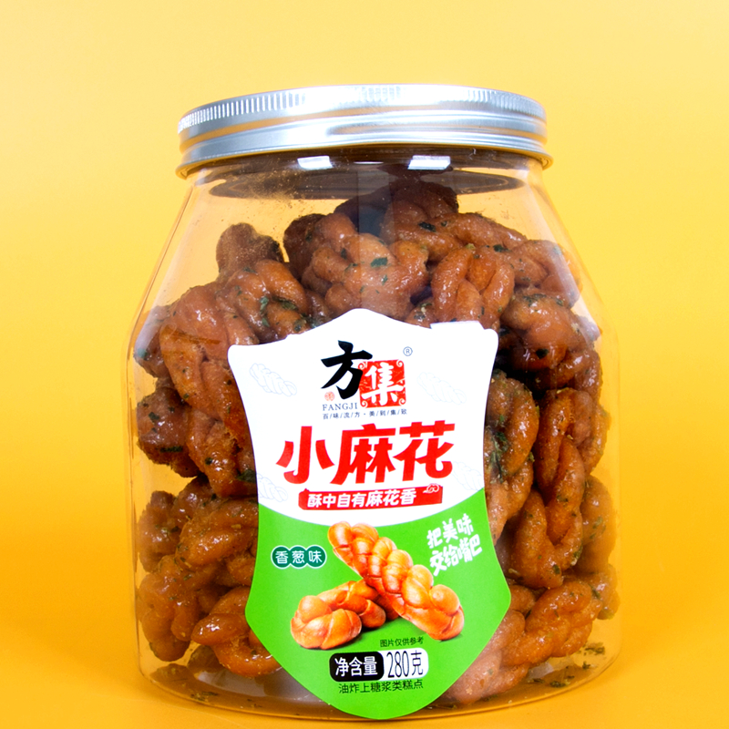 方集小麻花280克圓形